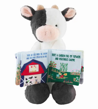 Cow Plush w/Book