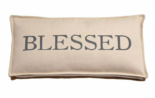 Blessed PillowStriped border Around
