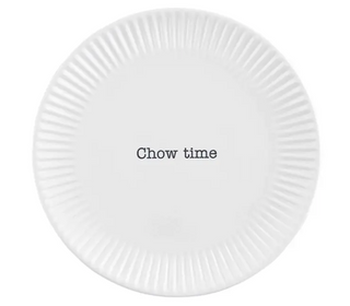 Chow Time Melamine Salad Plate