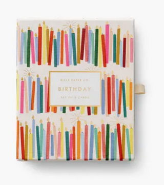 Birthday Candles Keepsake Card Box