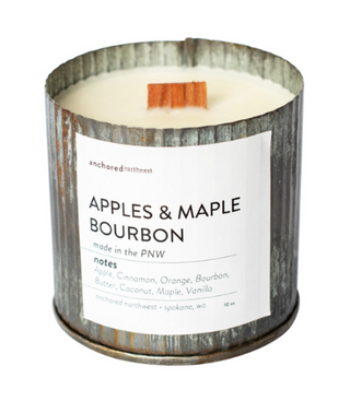Apples & Maple Bourbon Wood Wick Candle