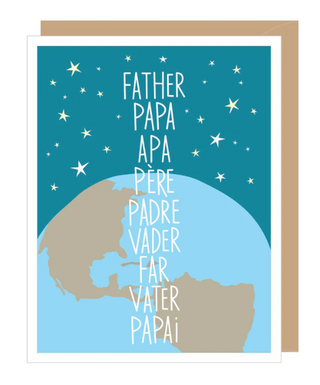 You Are The World Dad Card