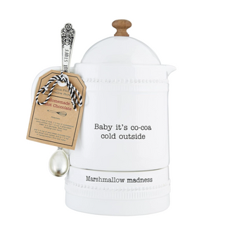 Cocoa Marshmallow Pitcher Set