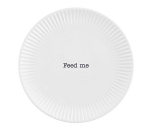 Feed Me Melamine Salad Plate