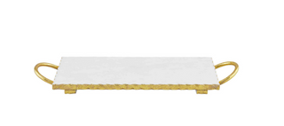 Gold Edged Marble Board Set