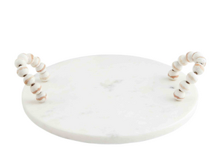 White Beaded Marble Board