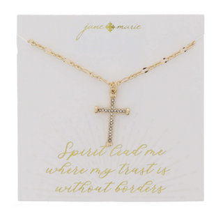 Gold Cross Necklace/wRhine