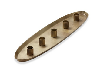 Cinco Taper Candle Holder tray