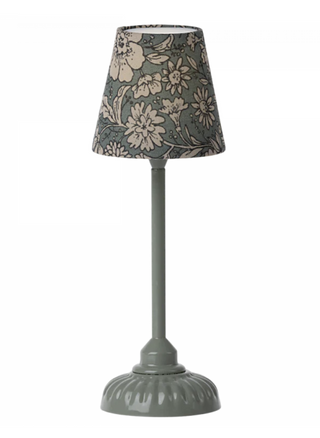 Vintage Floor Lamp- Dark Mint