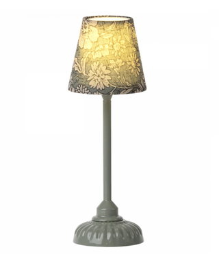 Vintage Floor Lamp- Dark Mint