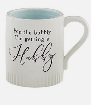 Hubby Engagement Mug