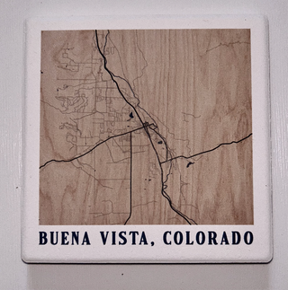BV Map Art Coaster