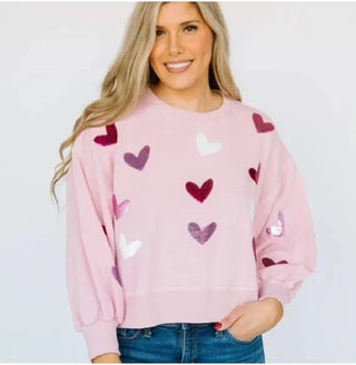 Millie Hearts Sweatshirt